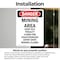 Signmission Portrait Mining Area Keep Out Danger Sign, Vinyl Decal, 7in W x 10in L, 2PK OS-2PACK-DS-D-710-V-1888 - alternate 6